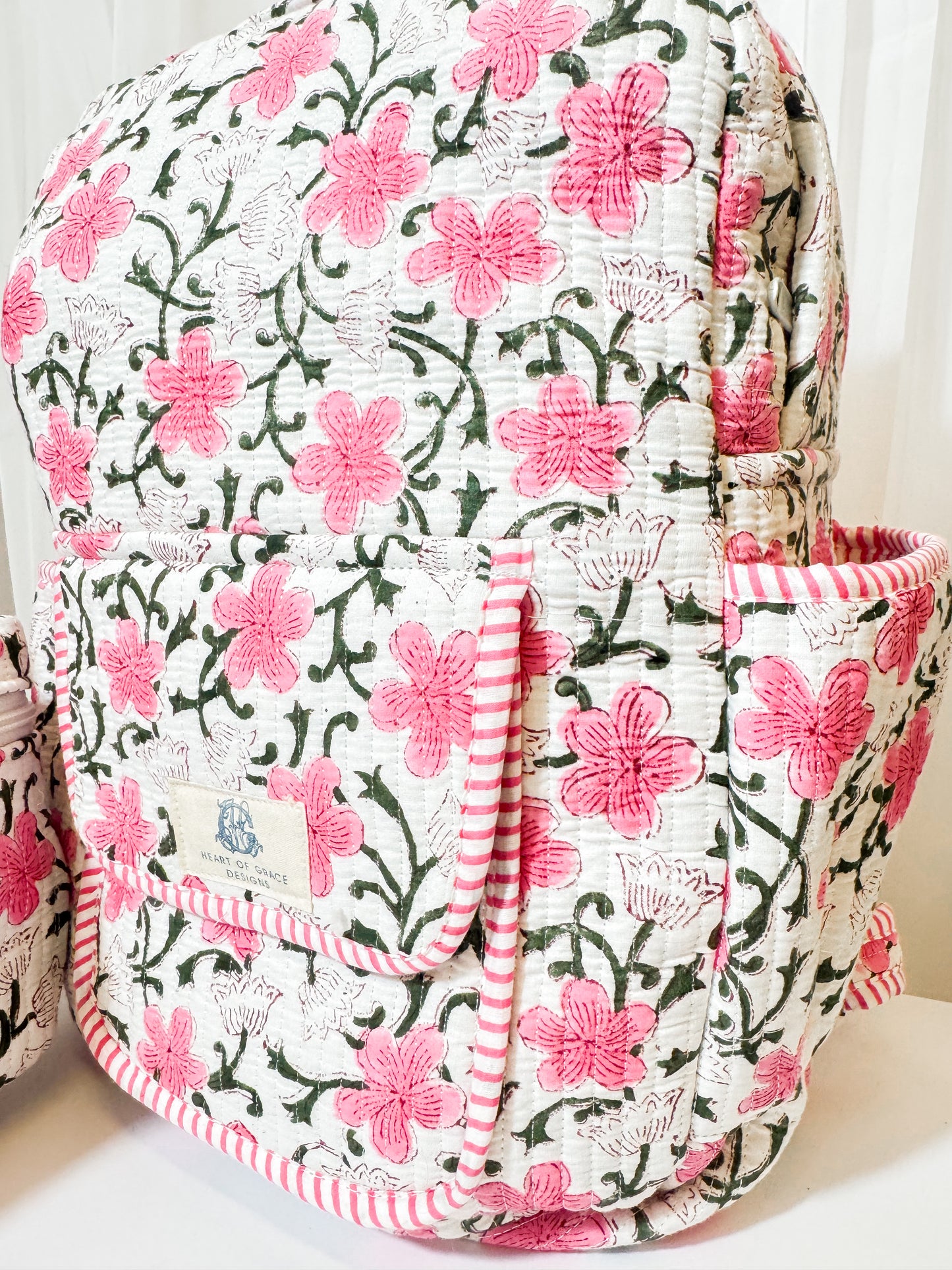 Quilted Backpack | Morning Grace