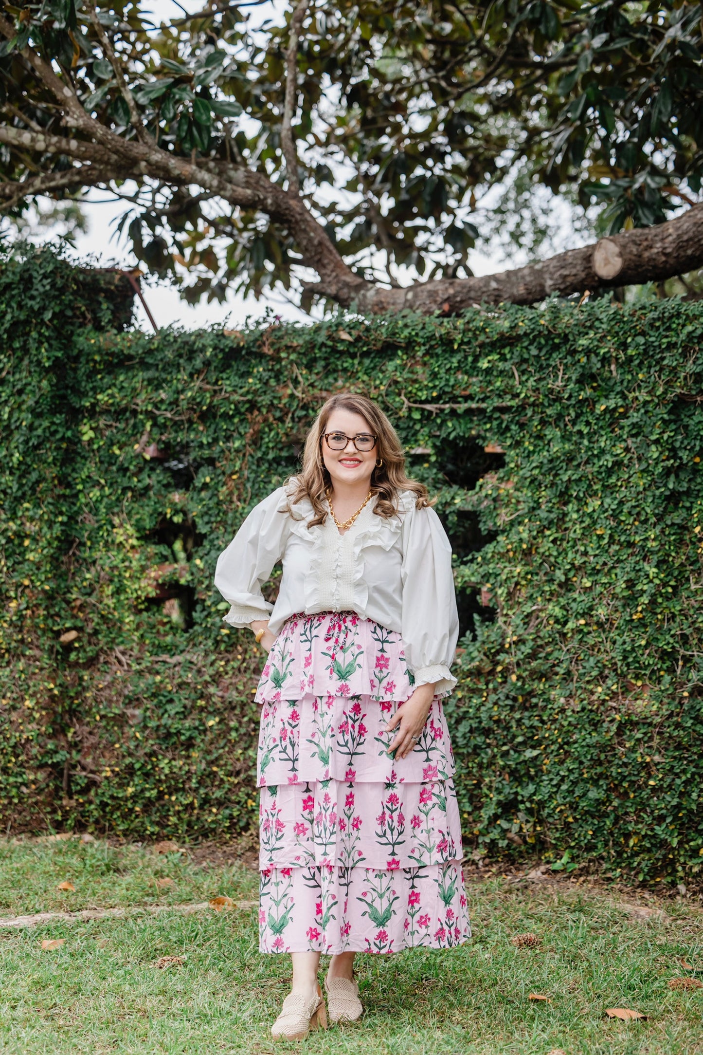 Rose D'Iris | Cascade Maxi Skirt