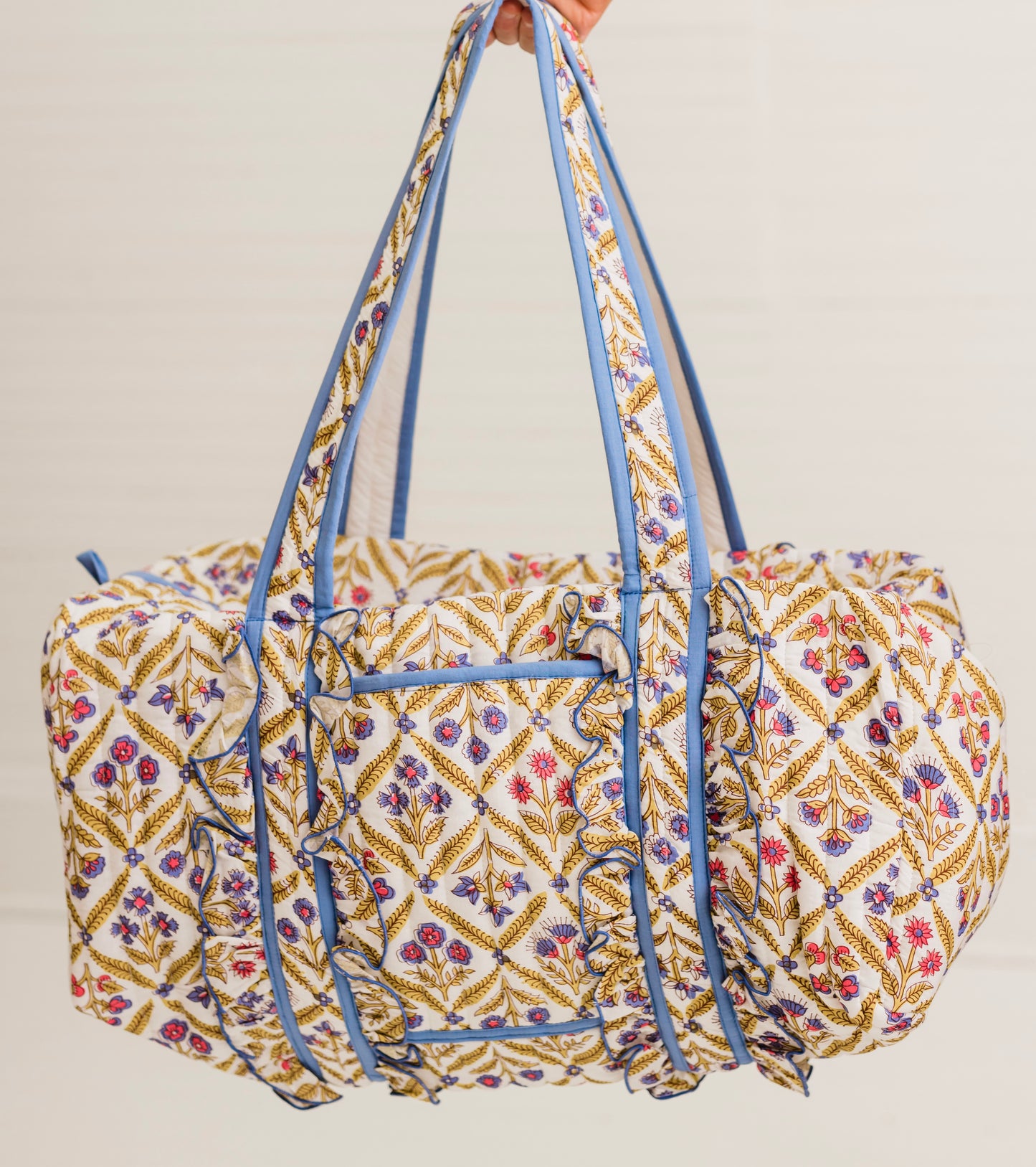 Celeste Mosaic Luxe | Large Quilted Duffle Bag