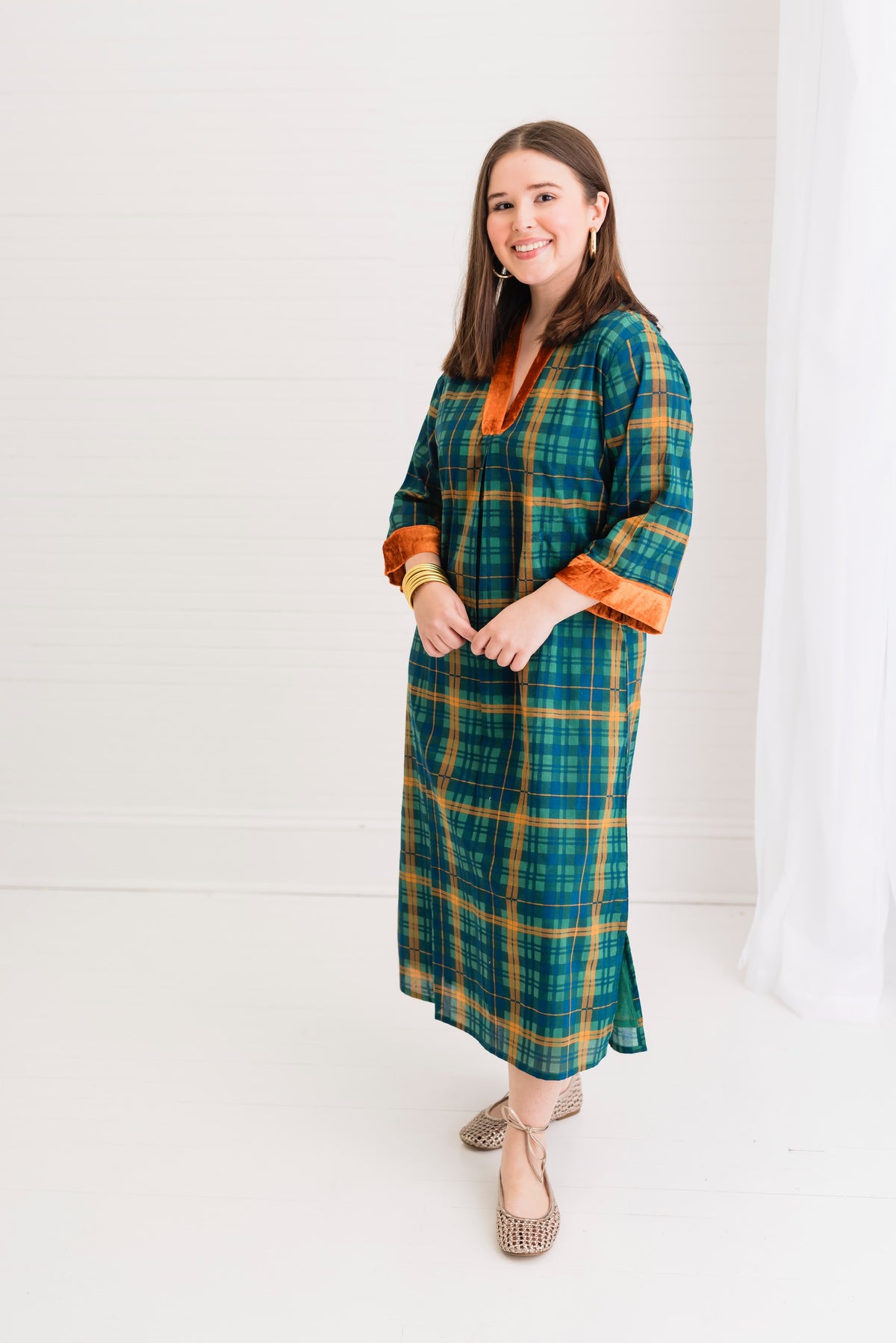 Estate Tartan | Noel Vine | Juliette Caftan