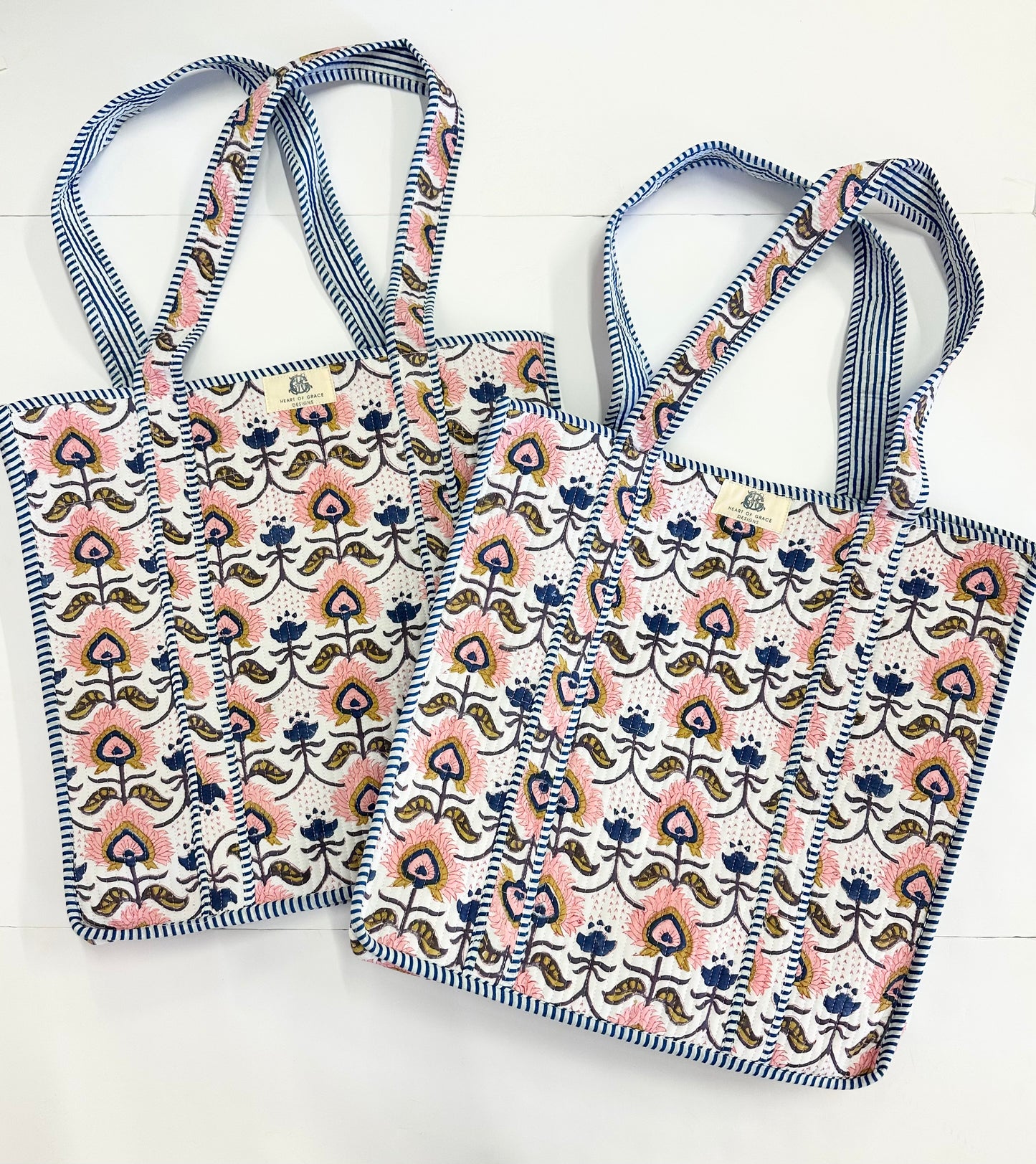 Rosewood | Regular Quilted Tote Bag