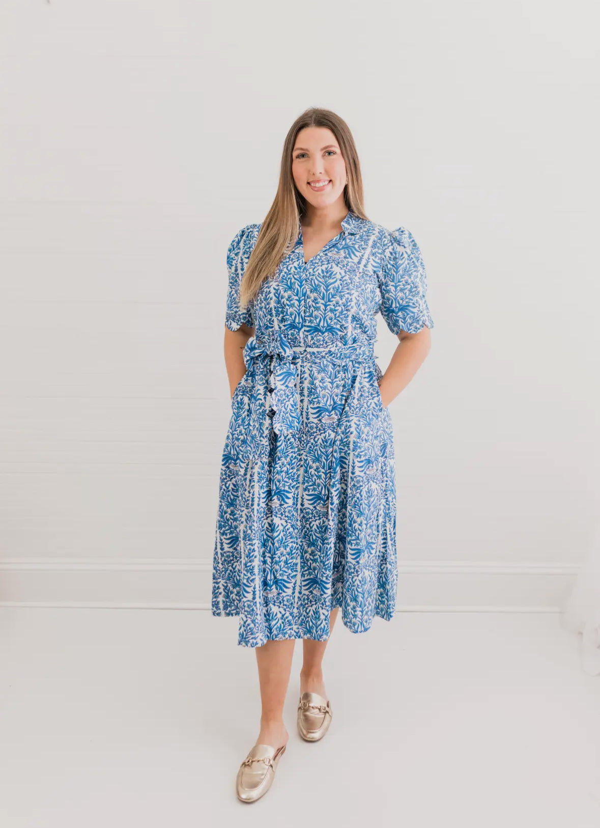 Blue Italian Grace Dress