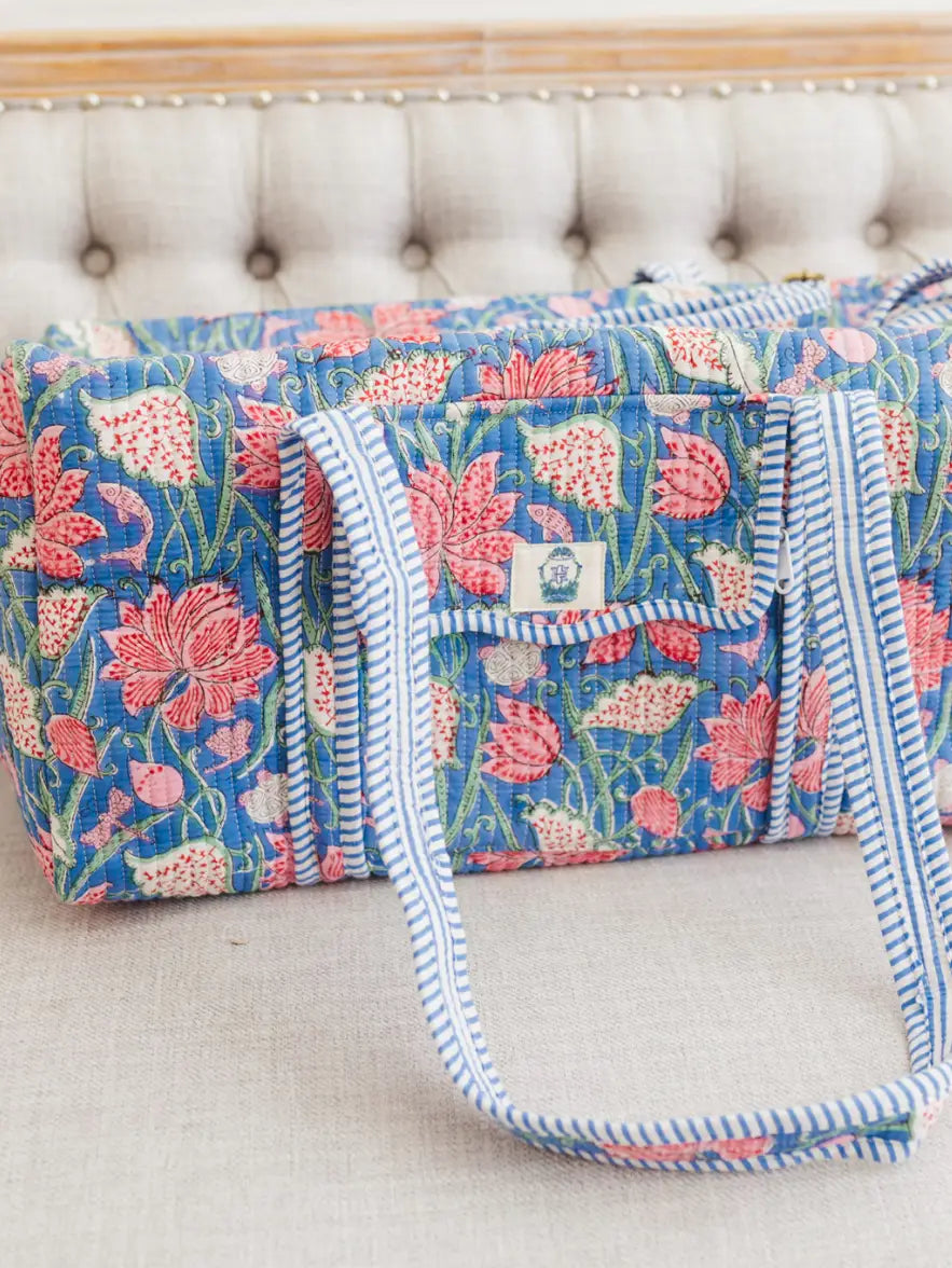 Seascape | Large Quilted Duffle Bag