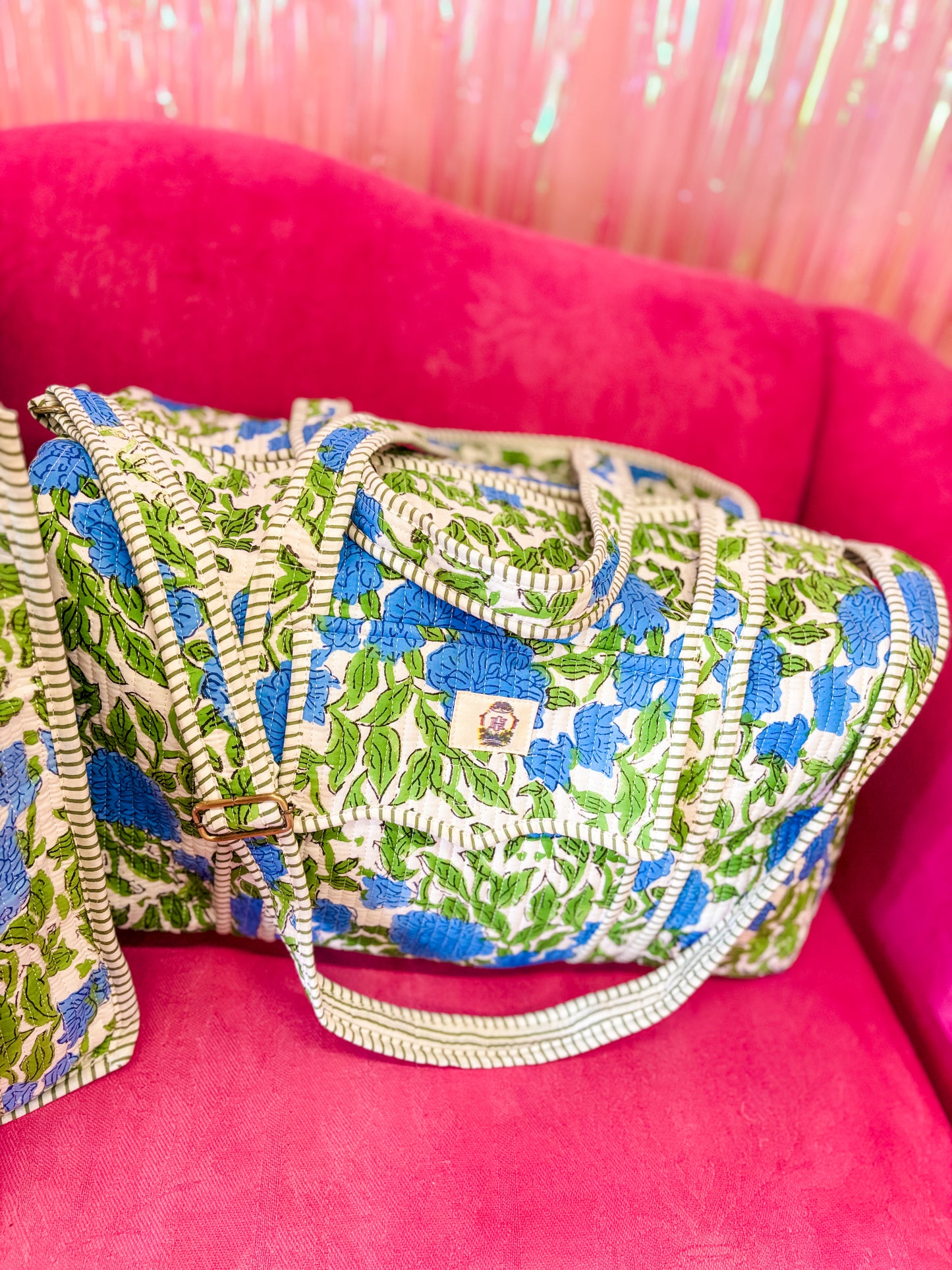 Charleston Scalloped Quilted Duffel Bag