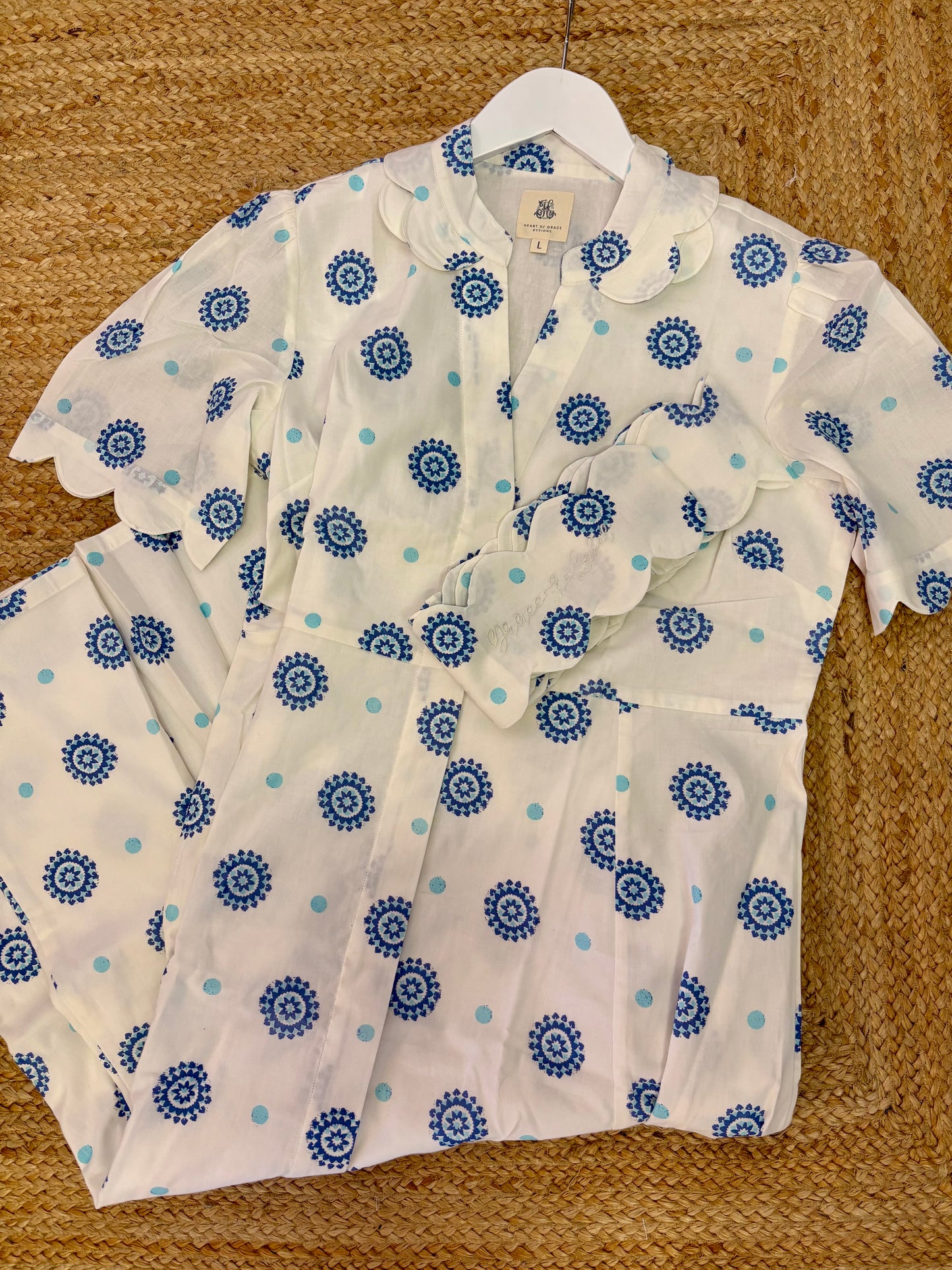 Blue Dot Grace maxi Dress