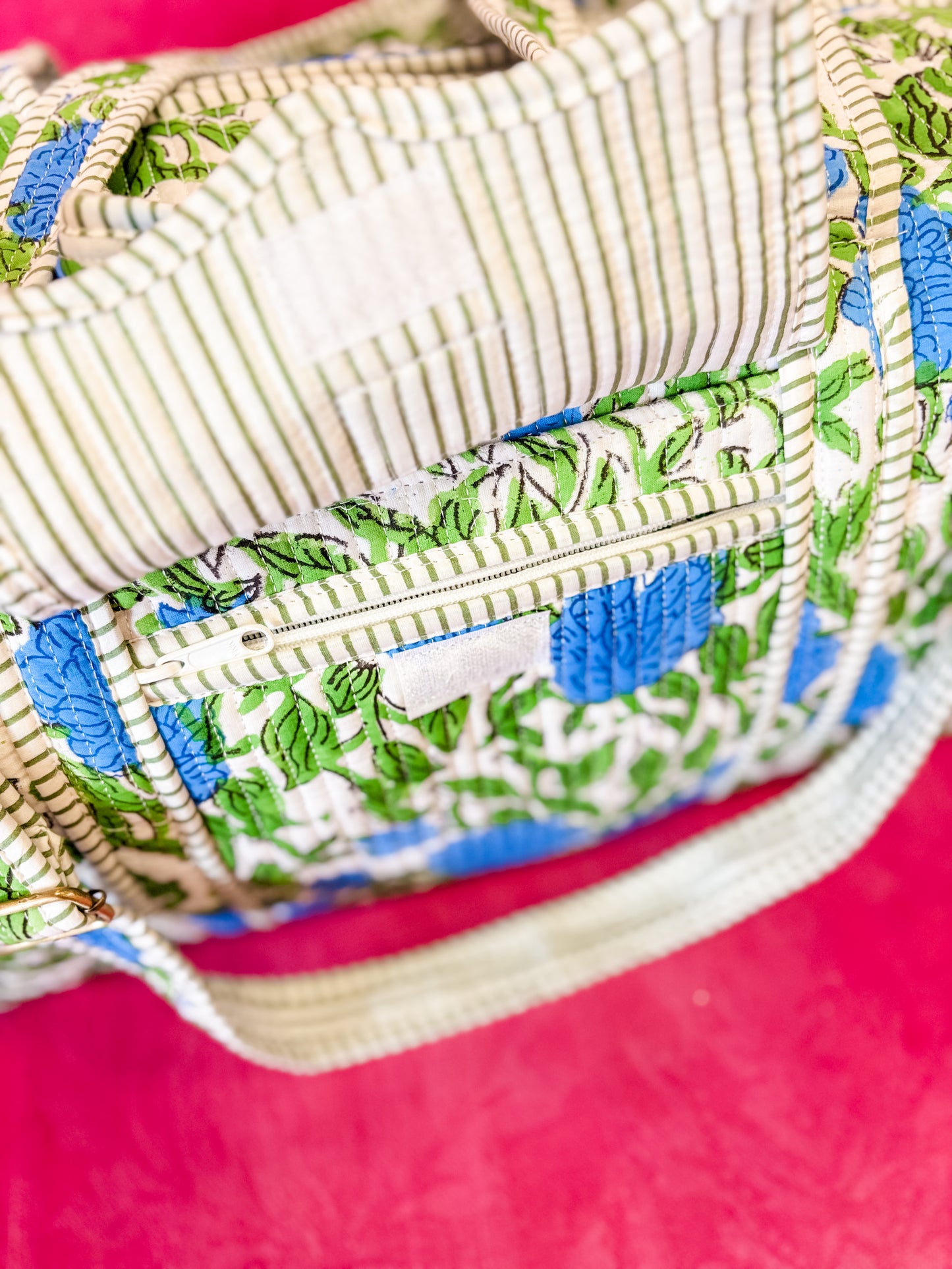 Charleston Scalloped Quilted Duffel Bag