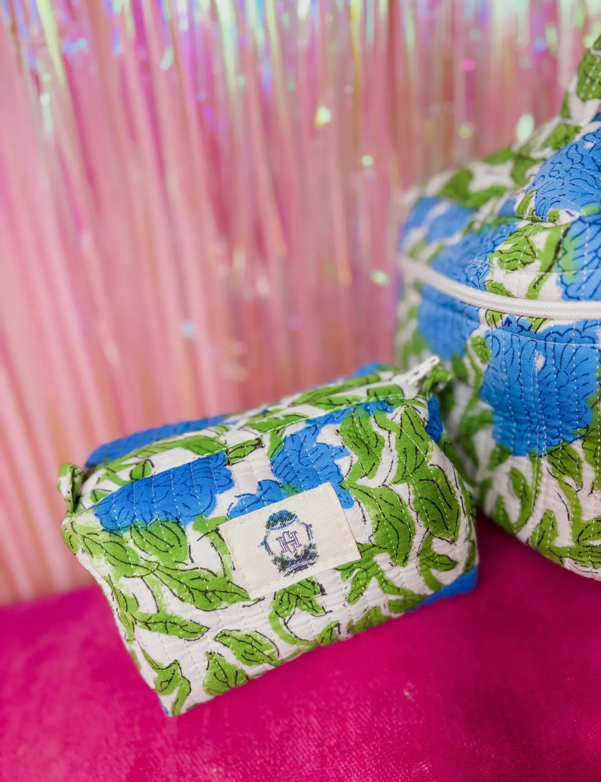 Charleston Quilted Cosmetic Bag Set of 3