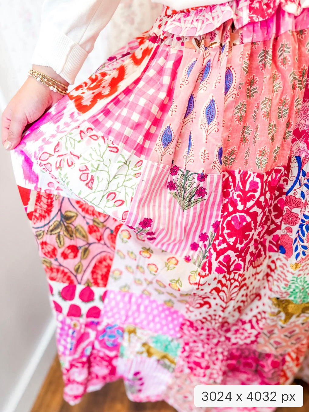 Pink City | Ruffle Skirt