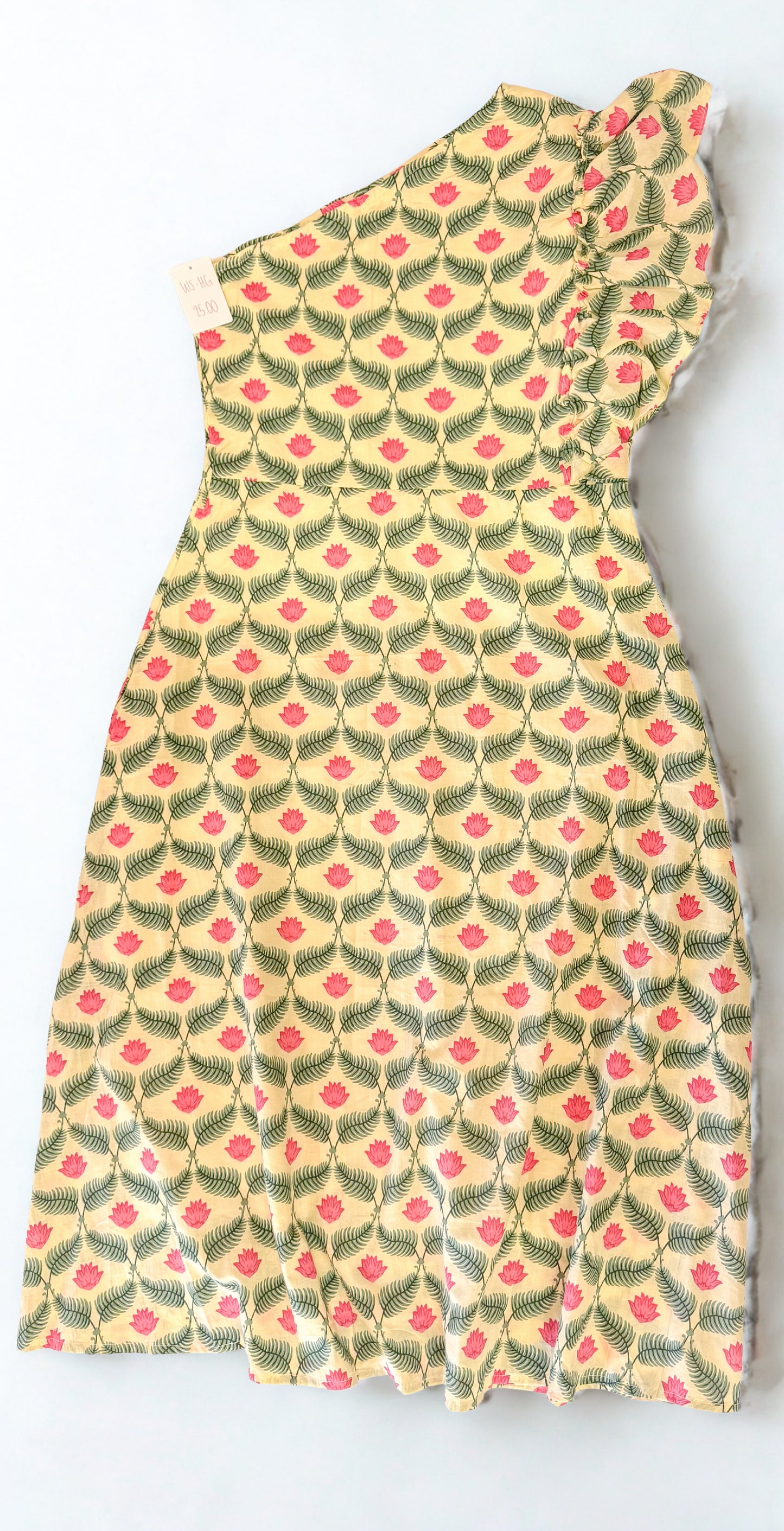 Augusta Rose One shoulder Dress