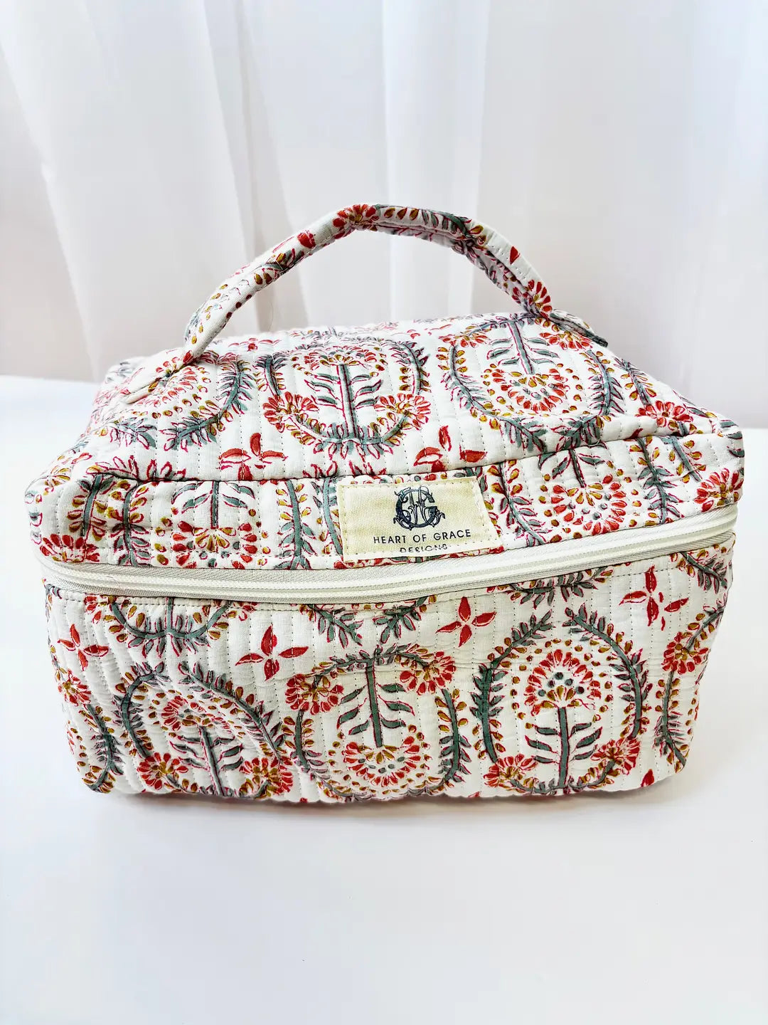 Sunset Isle | Quilted Cosmetic Bag