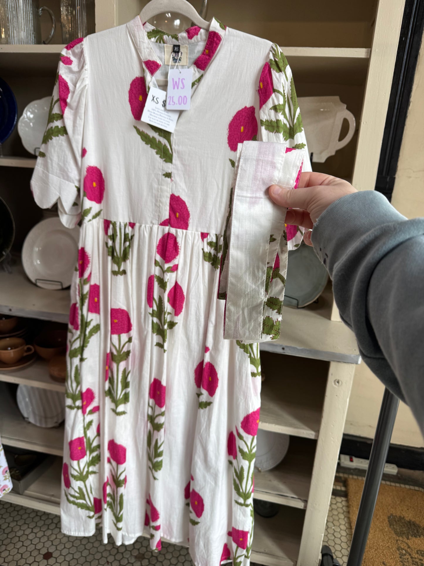 Pink Mughal Tie Dress