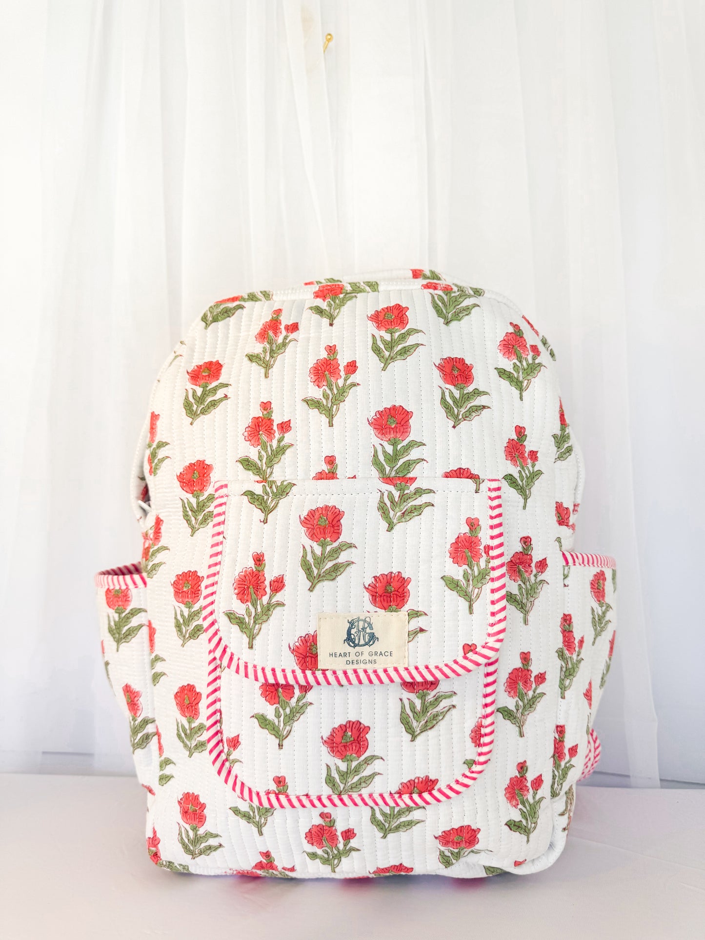 Magnolia Rosé | Quilted Backpack