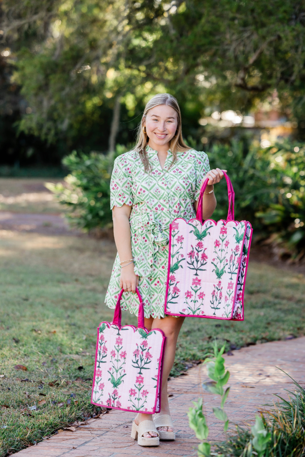Rose D'Iris | Large Tote Bag