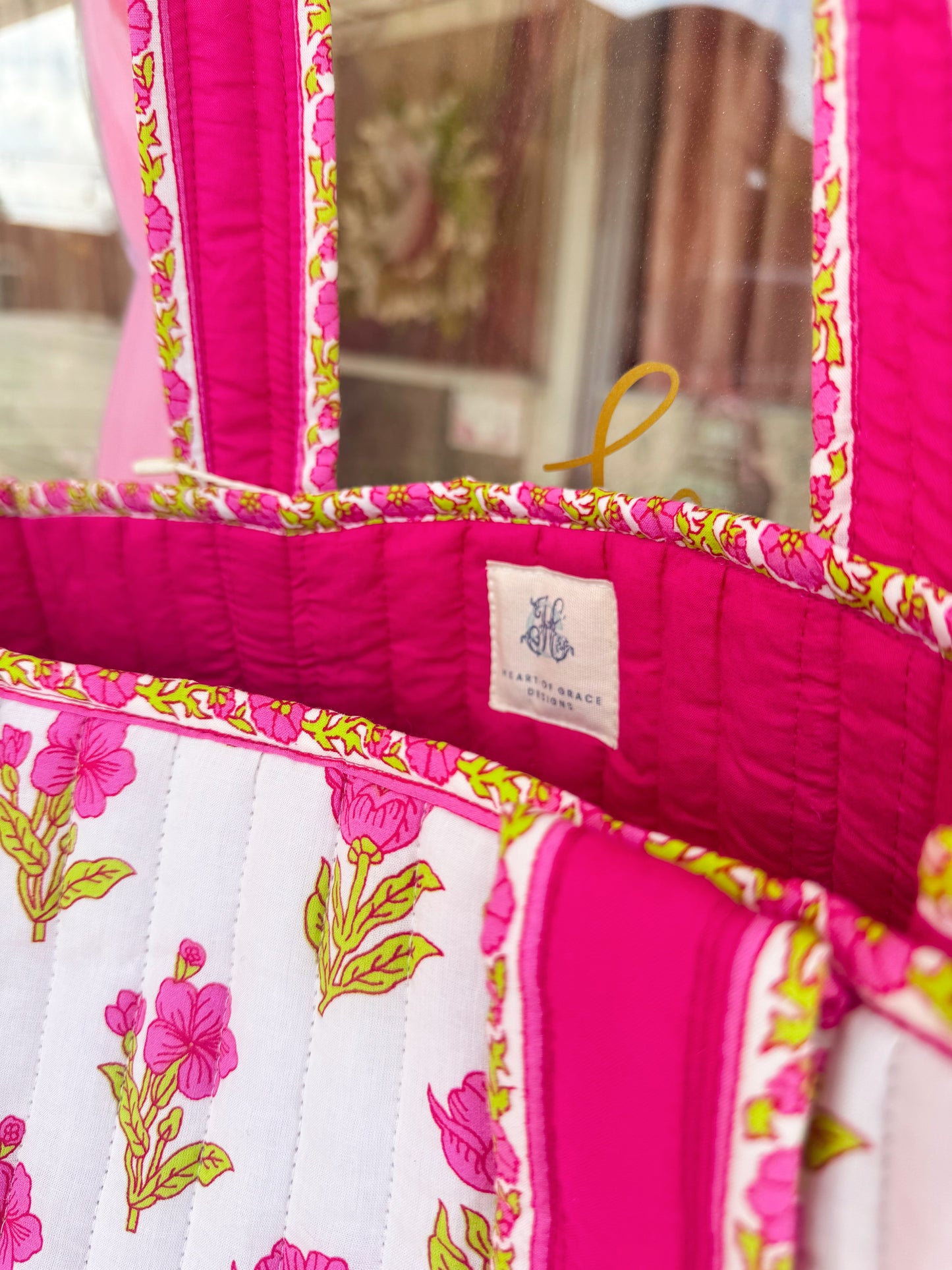 Magnolia Luxe | XL Quilted Duffle Bag