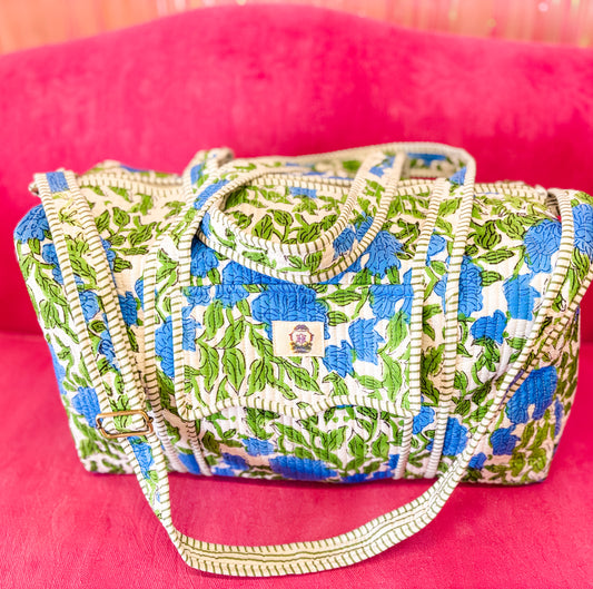 Charleston Scalloped Quilted Duffel Bag