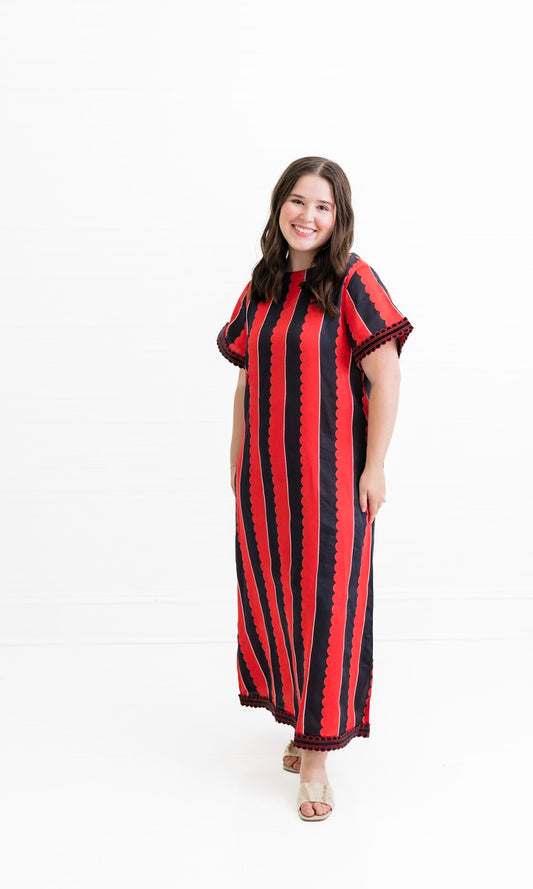 Red + Black | Marisol Caftan