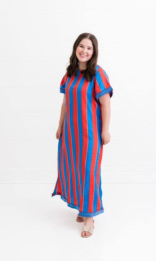 Red + Blue | Marisol Caftan