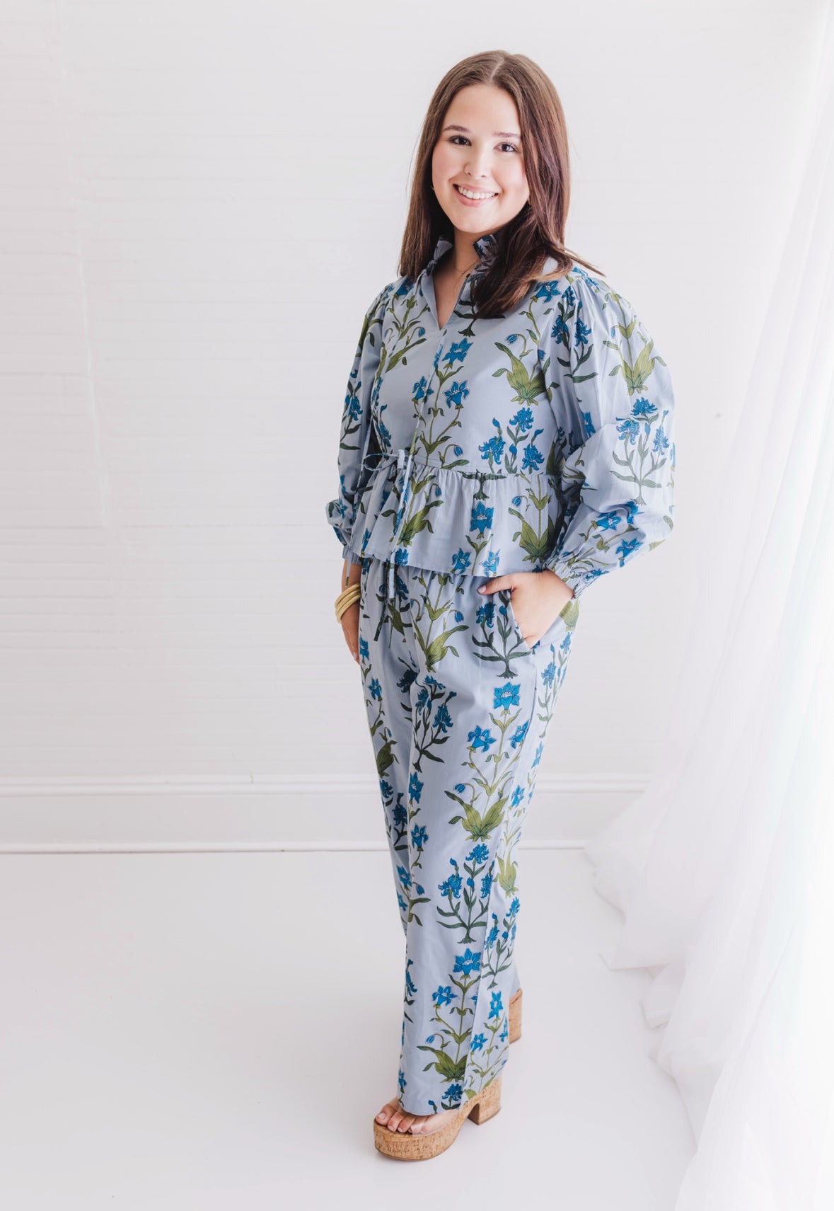 Iris Floral | Darlington Pant Set