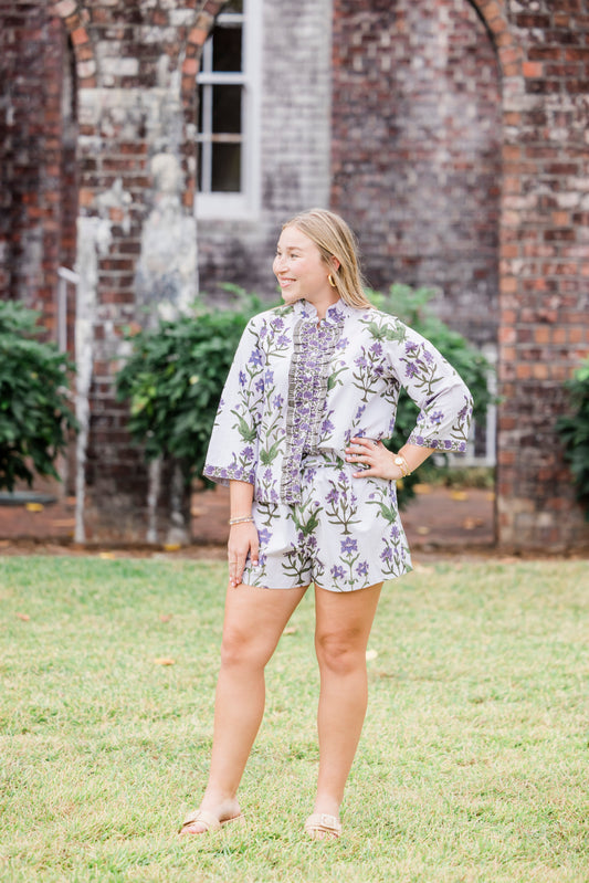 Iris Lavende | Rosehill Short Set