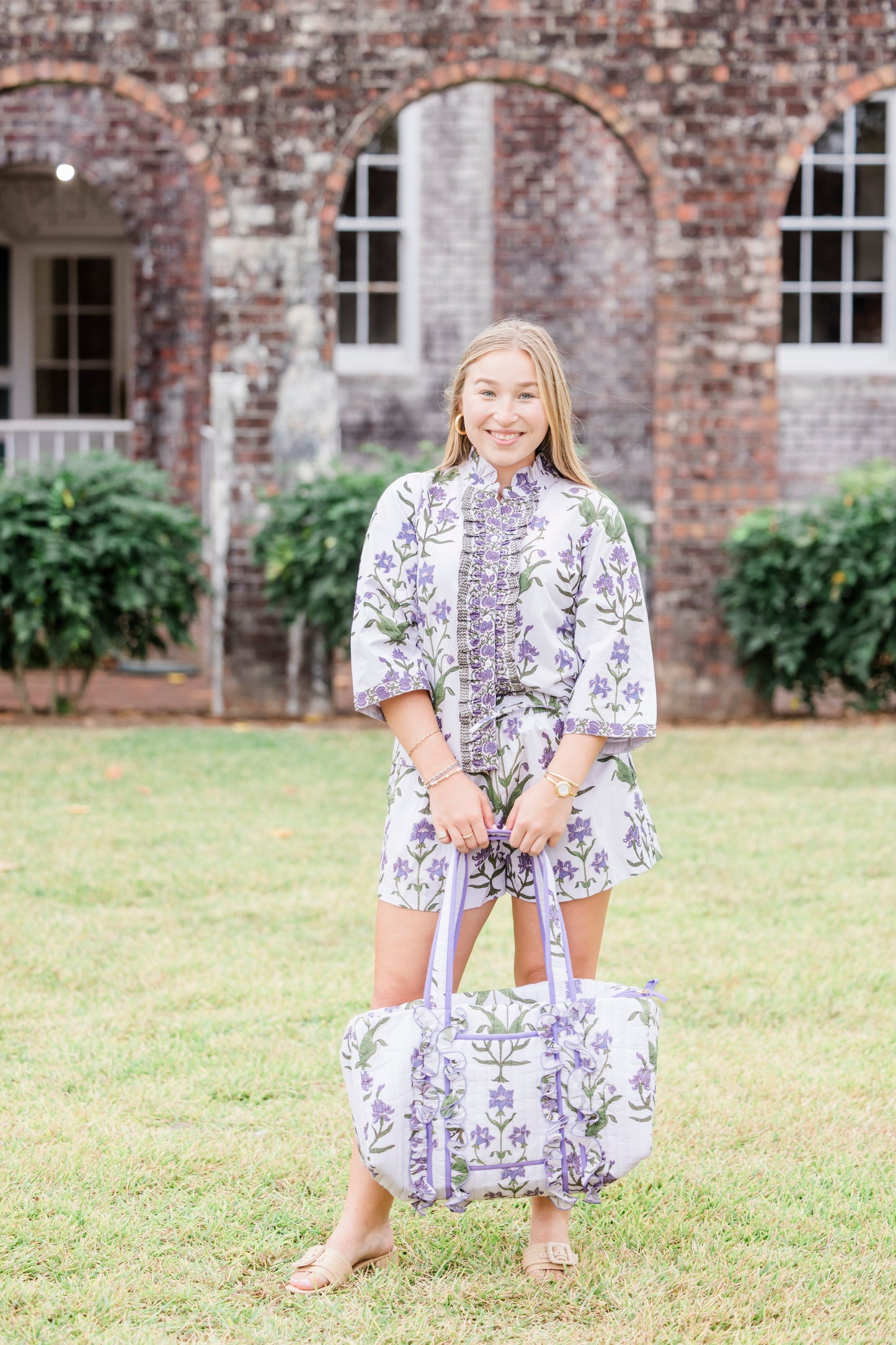 Iris Lavende | Large Duffle Bag
