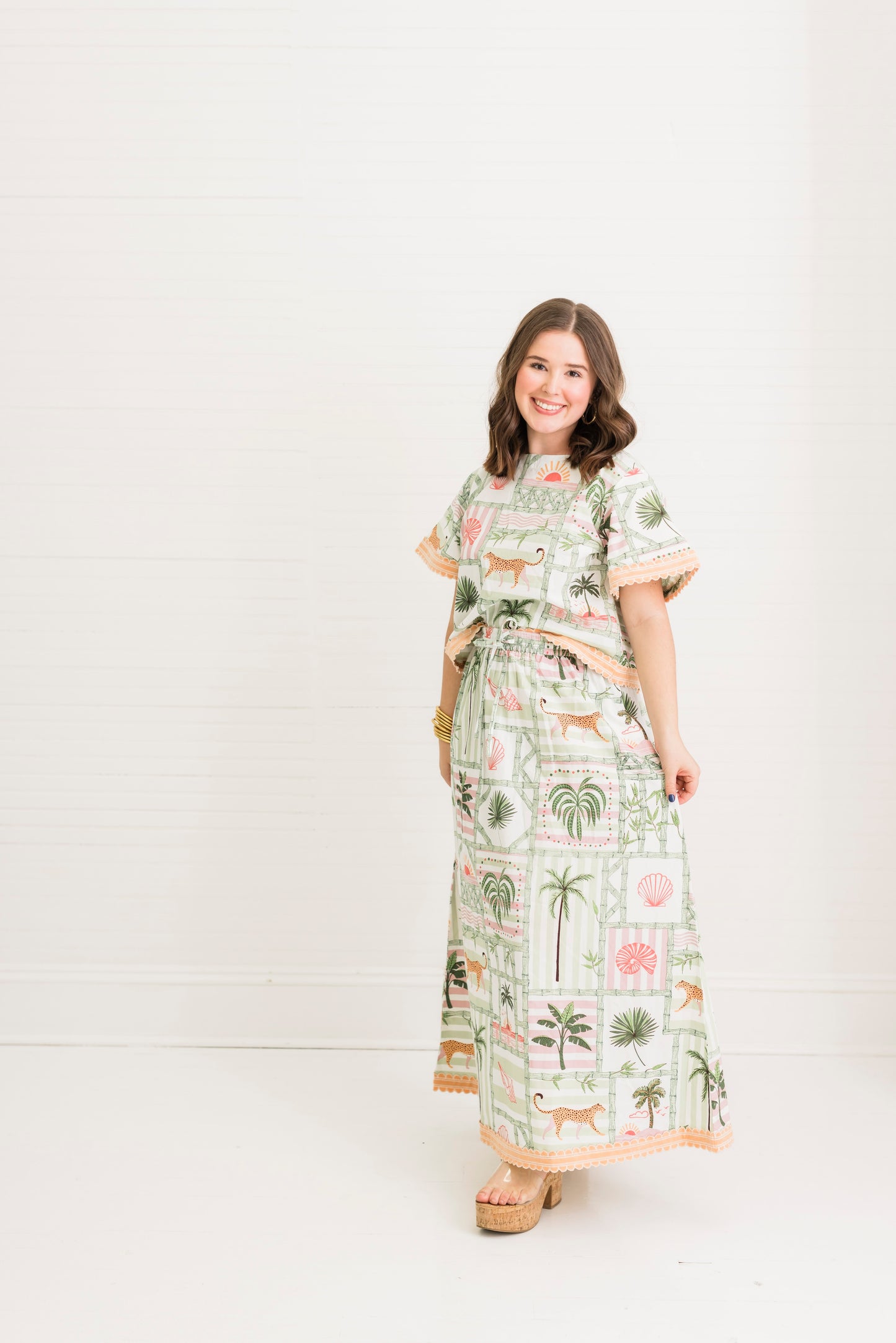 Palm Postal | Skirt Set