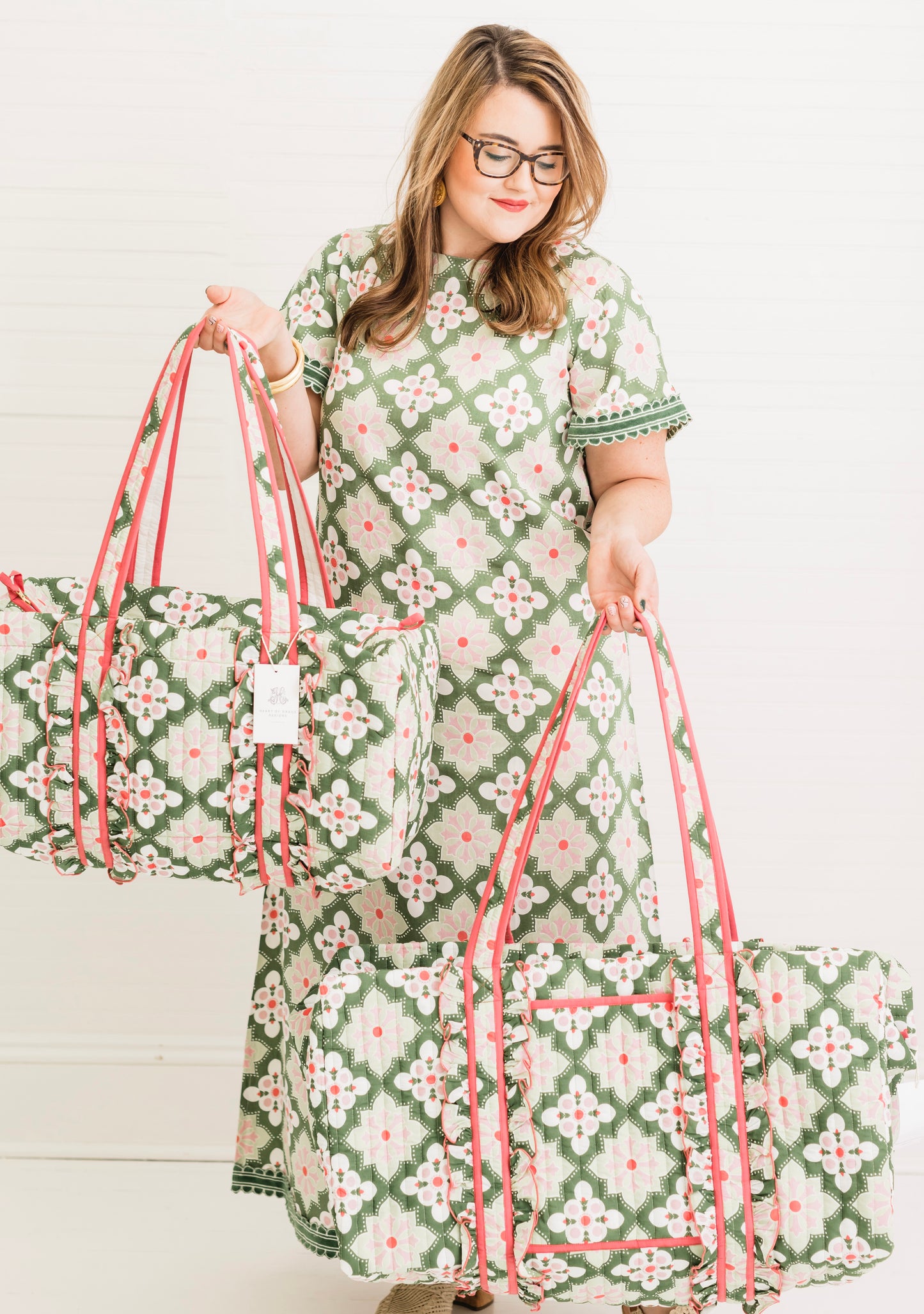 Grenada Mosaic Luxe | XL Quilted Duffle Bag