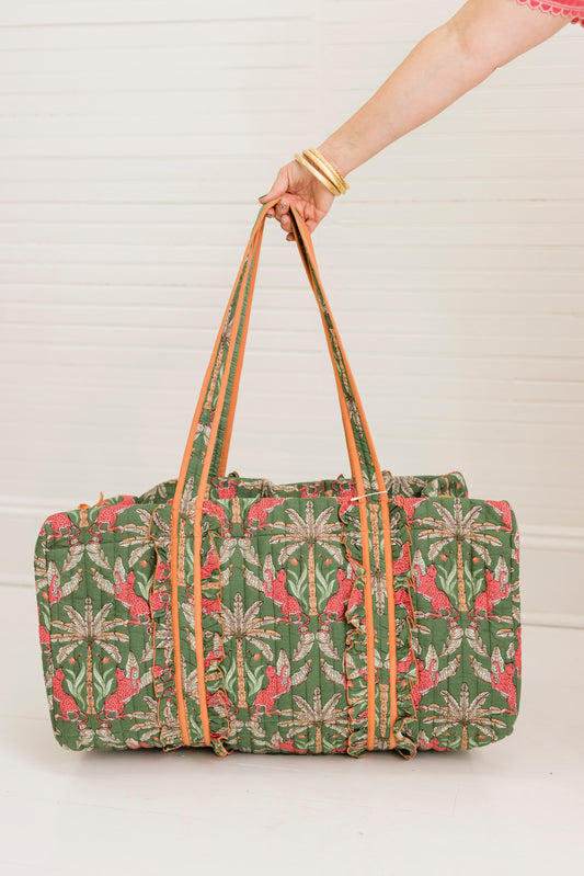 Grace Royale Luxe | Large Quilted Duffle Bag