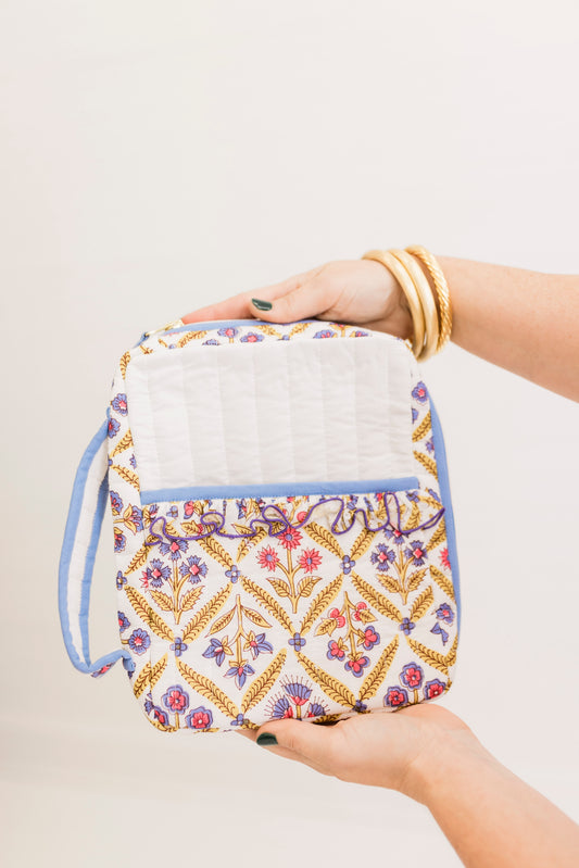 Celeste Mosaic Luxe | Quilted Scalloped Bible Cover