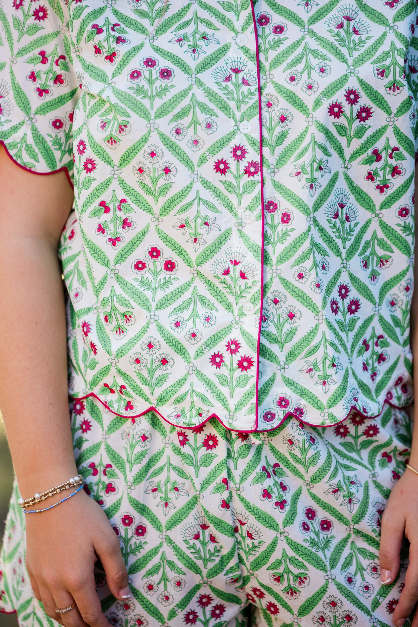 Chateau Rose | Henley PJ Short Set