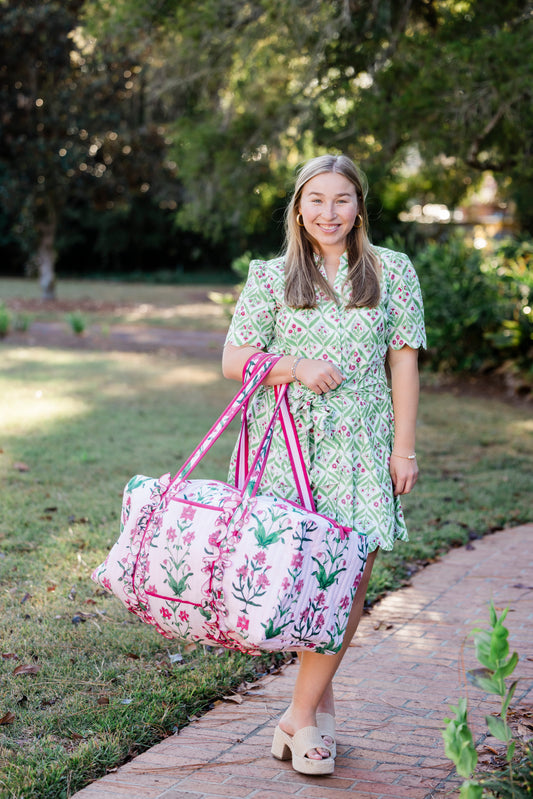 Rose D'Iris | Large Duffle Bag