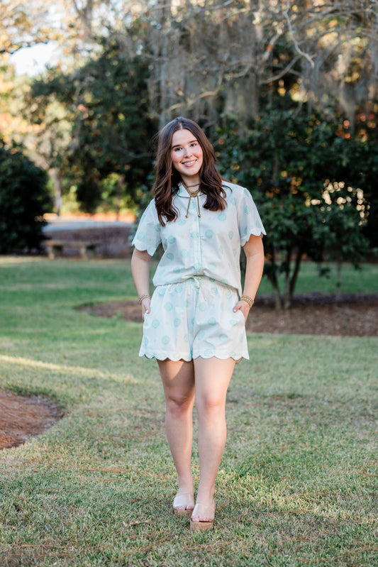 Amélie | Henley PJ Short Set | SAMPLE