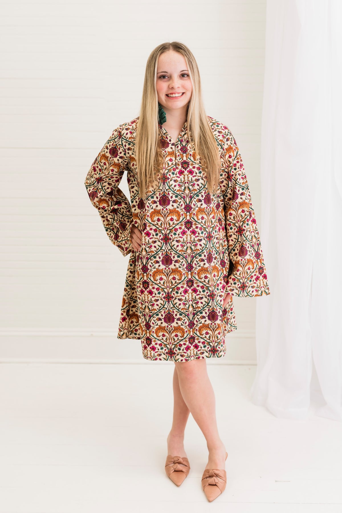 Hearthwood Linen | Eloise Mini Caftan