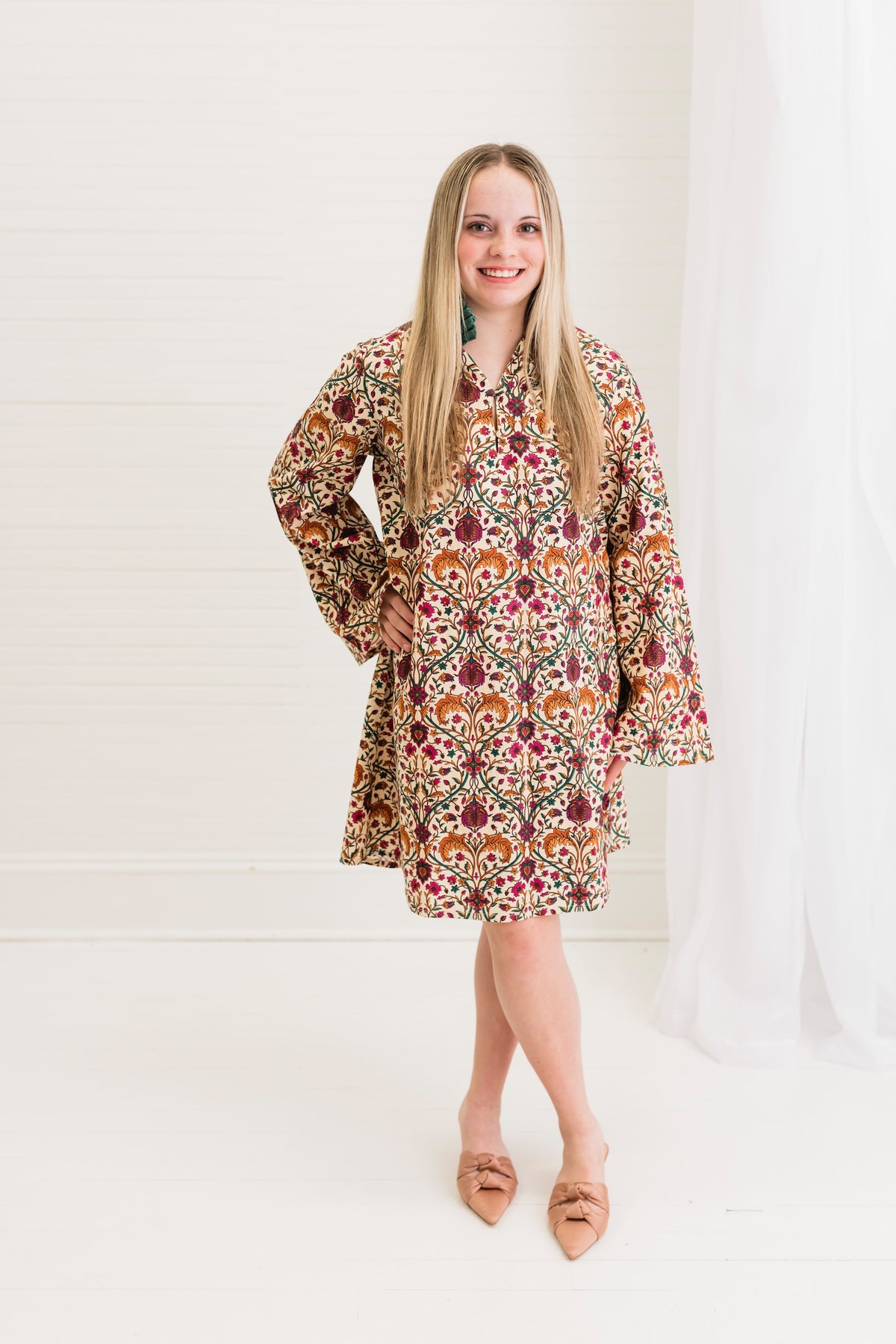 Hearthwood Linen | Eloise Mini Caftan
