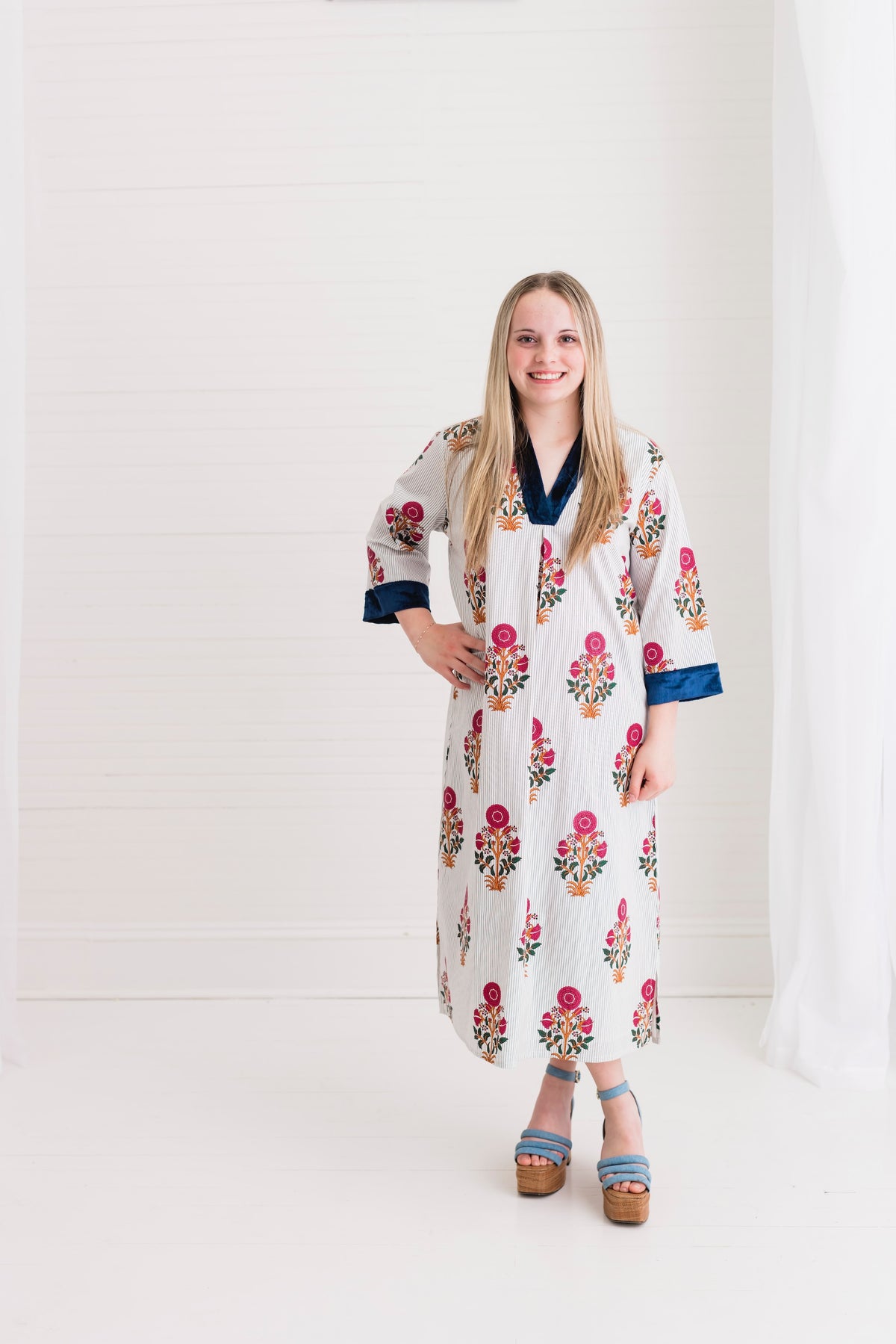 Eldermere Stripe | Juliette Caftan