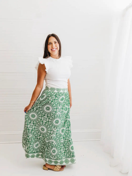 Evergreen Court | St. Claire Maxi Skirt