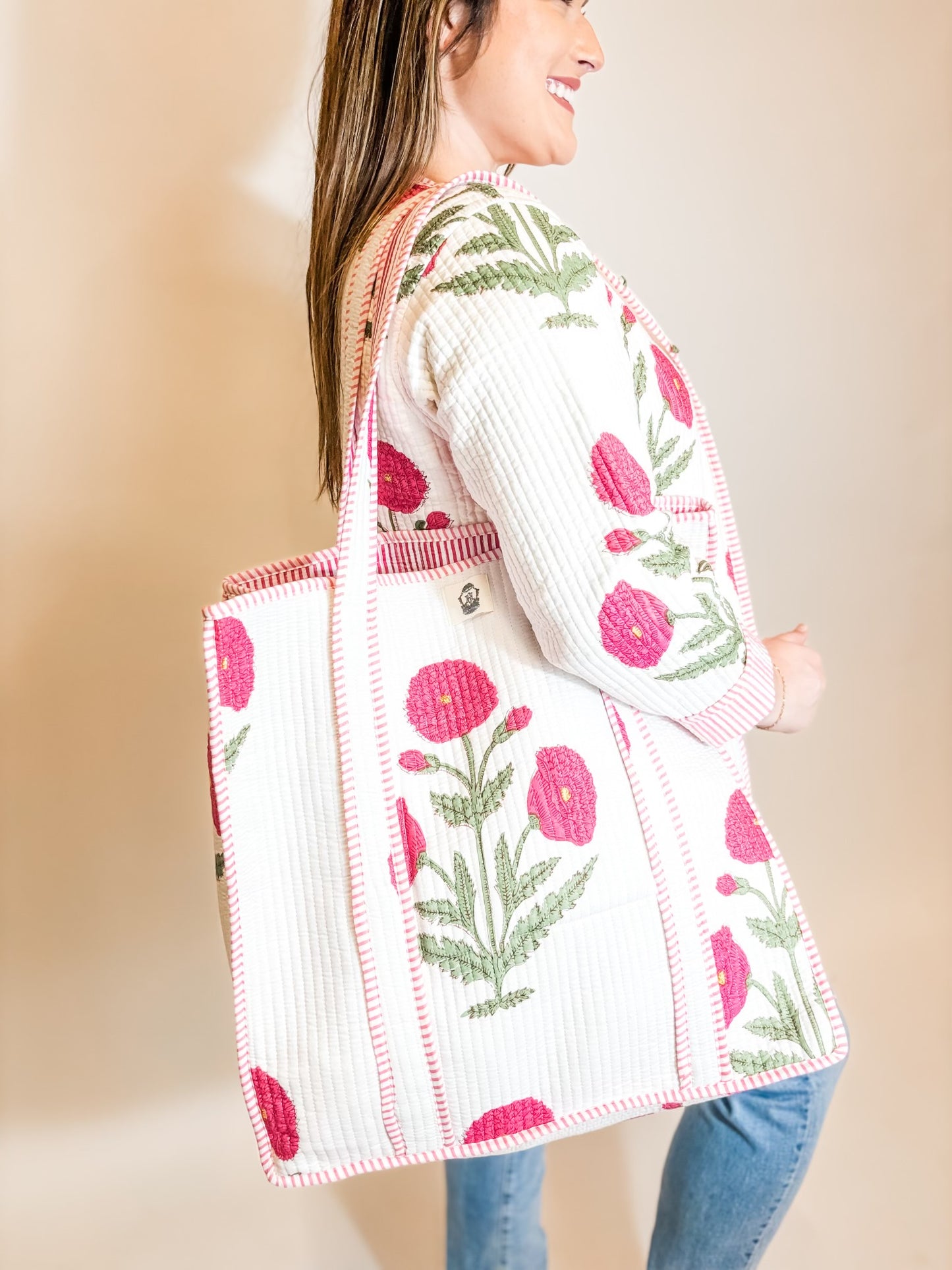 Medium Mughal Floral Tote