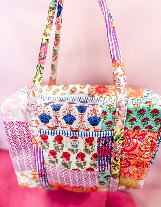 Wildflower Patch Mini Duffle Bag
