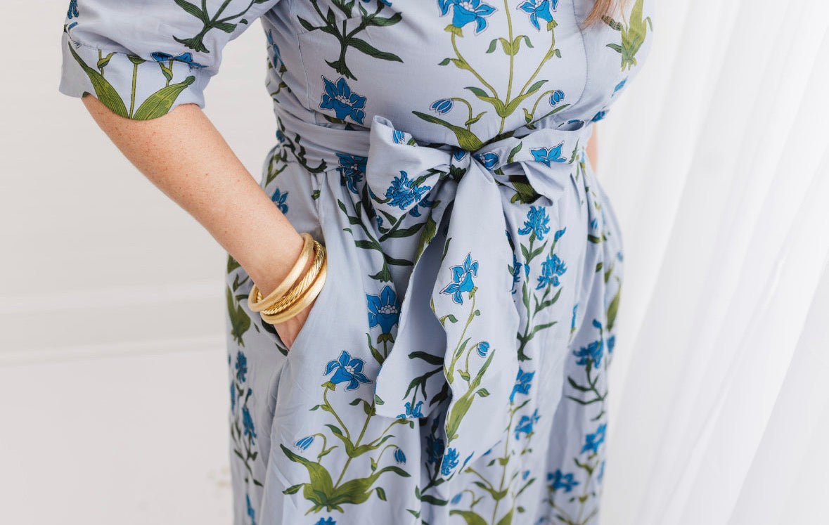 Iris Floral Maxi Dress