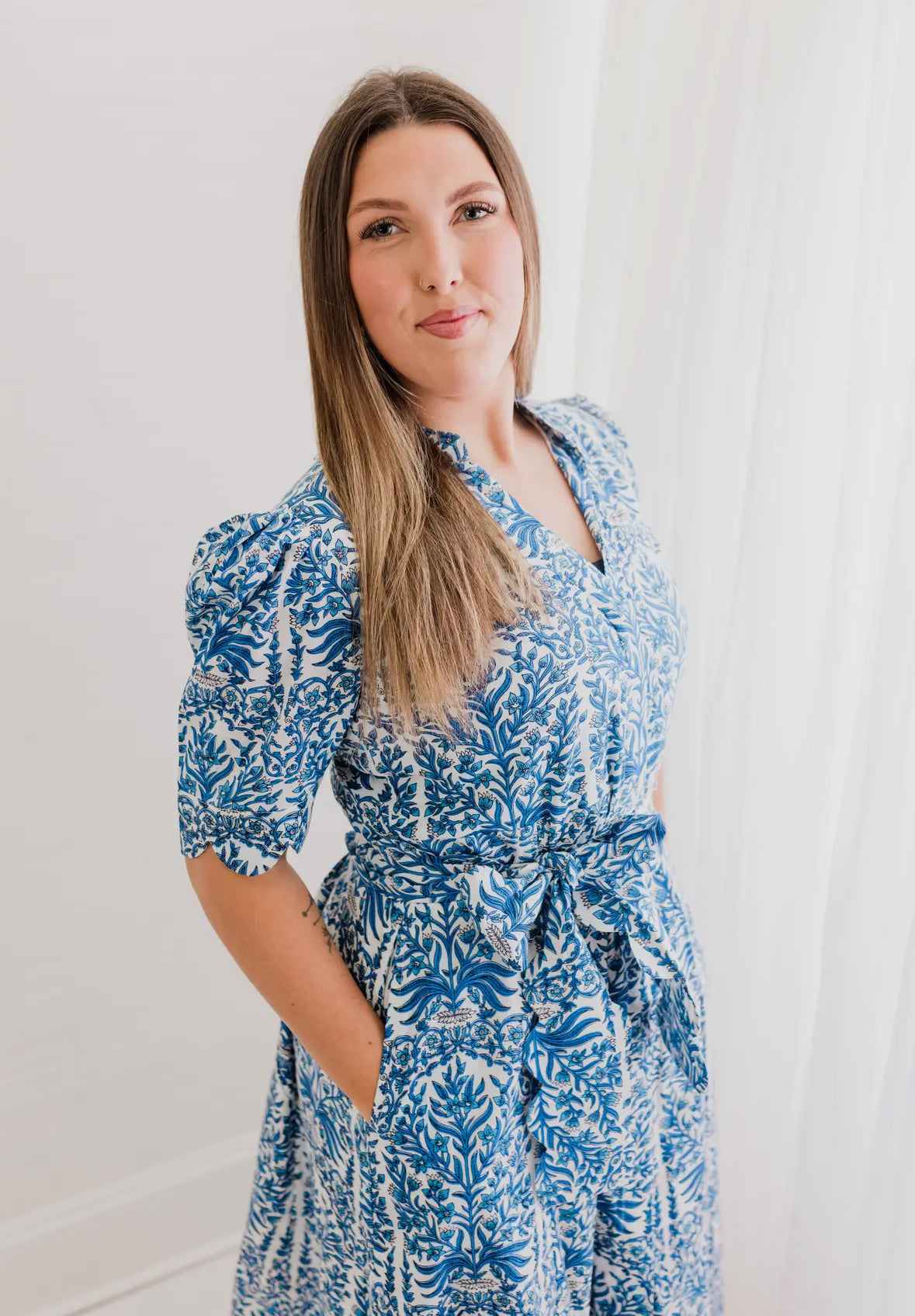 Blue Italian Grace Dress