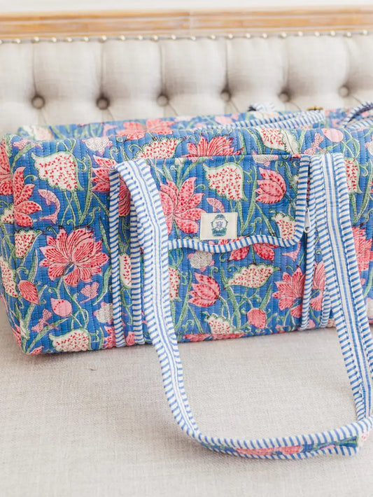 Seascape | Large Quilted Duffle Bag