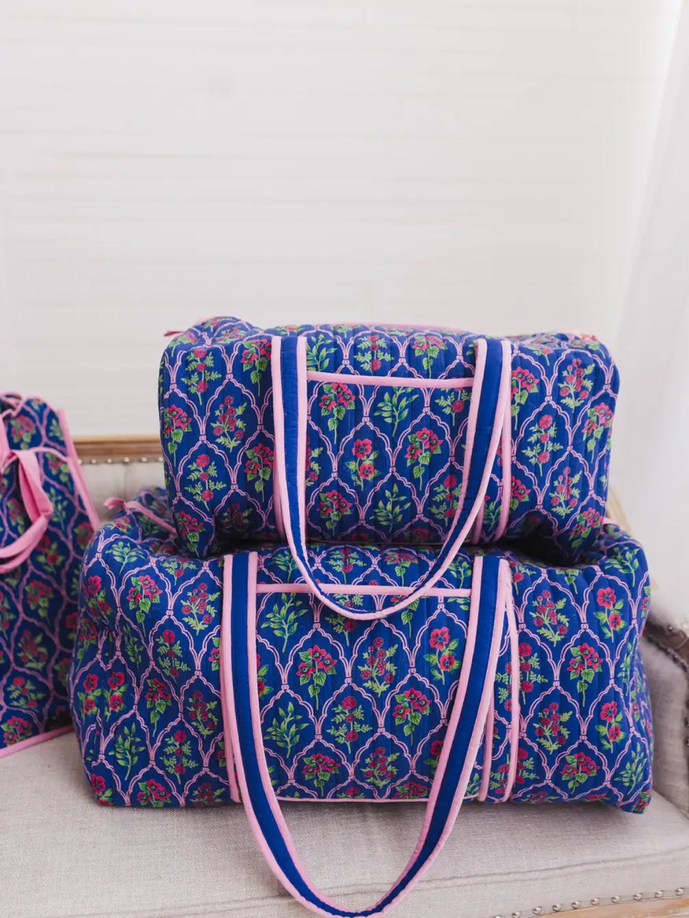 Midnight | Large Quilted Duffle