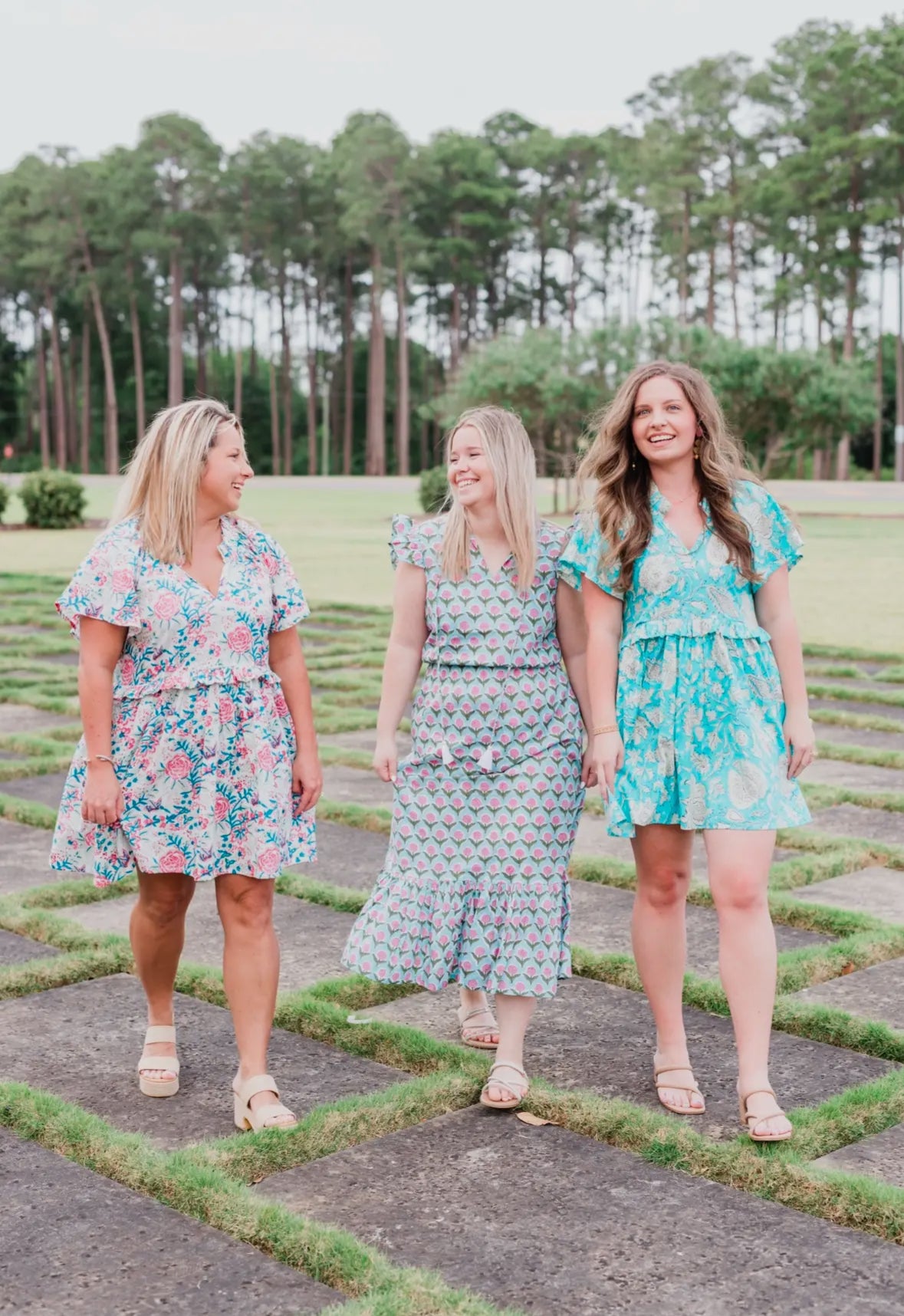 Rosebud Ruffle Maxi Dress