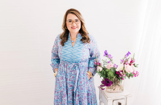 Santorini Sunset Maxi Dress