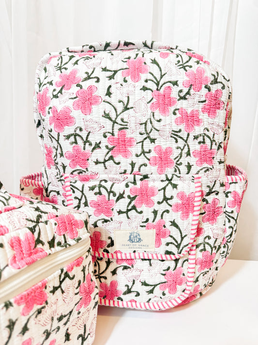 Quilted Backpack | Morning Grace