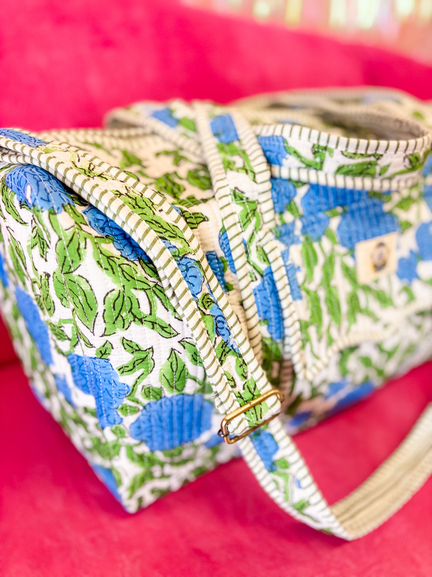 Charleston Scalloped Quilted Duffel Bag