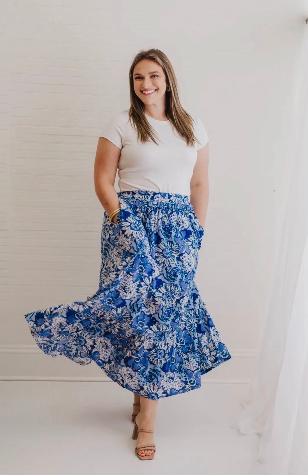 Sunflower Lily | Ruffle Skirt