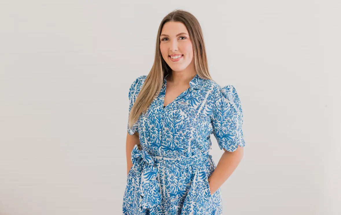 Blue Italian Grace Dress