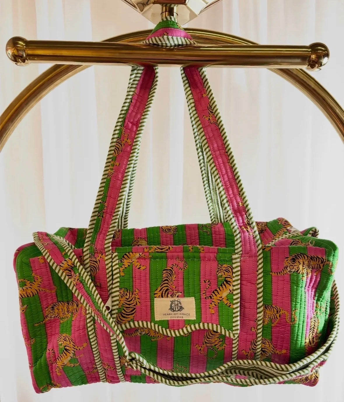 Melondrop | Large Quilted Duffle Bag