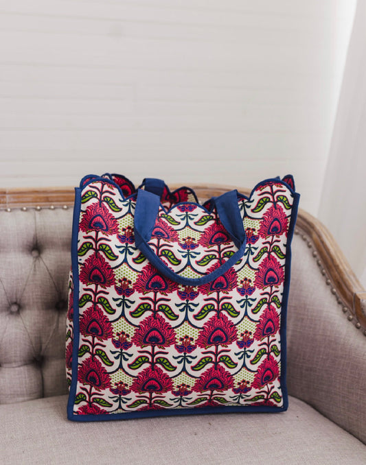 Primrose Large Canvas Tote Sample - Not Quilted