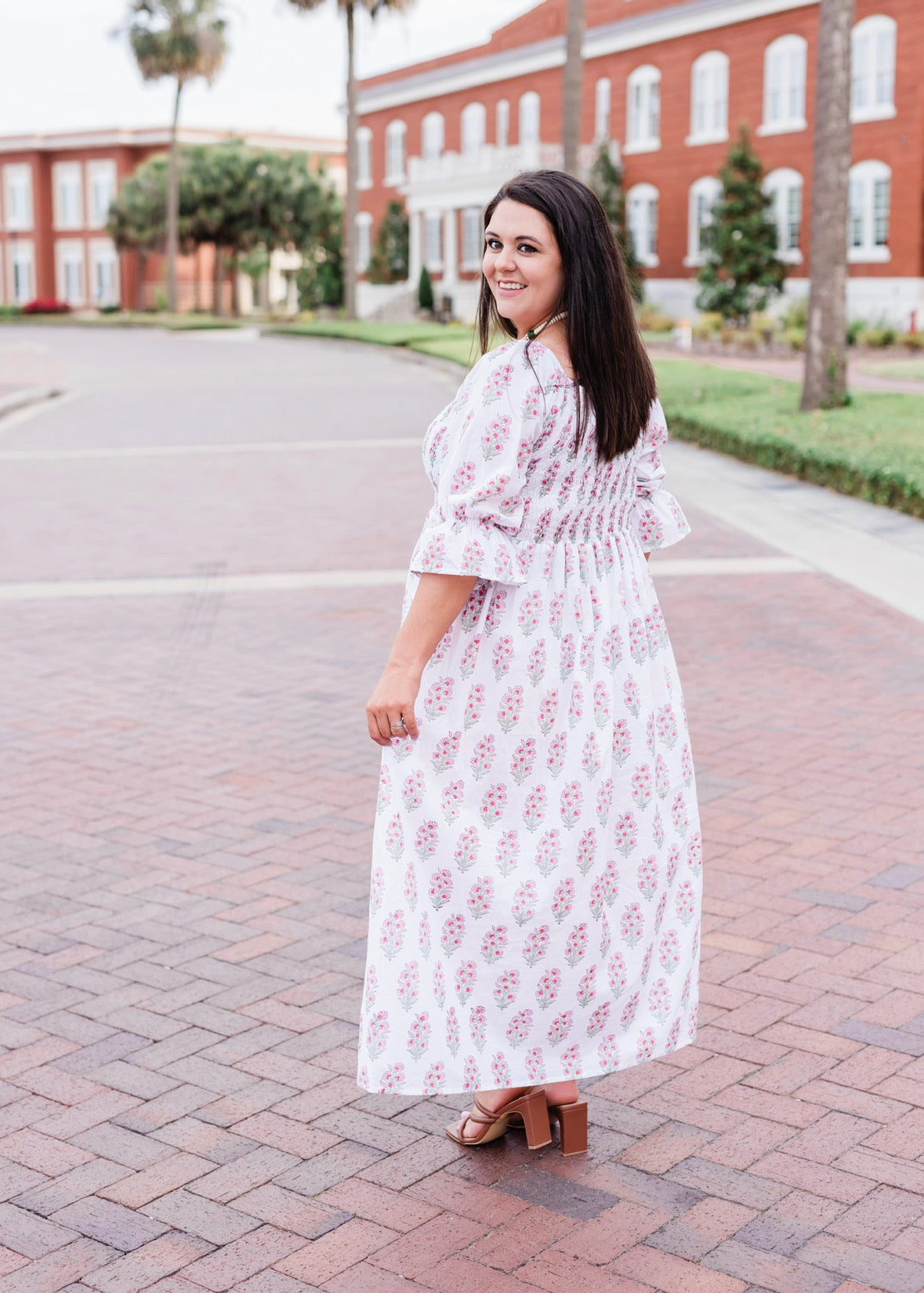 Morning Glory Flounce Dress